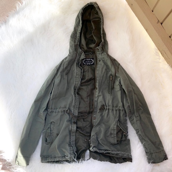 Ambiance Jackets & Blazers - Ambiance / Green Utility Jacket